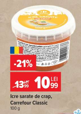 Icre sarate de crap, Carrefour Classic