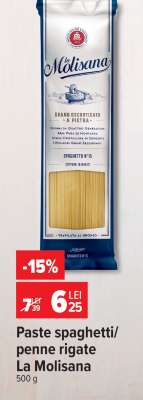 Paste spaghetti/penne rigate, La Molisana