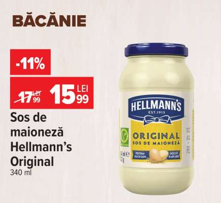 Sos de maioneză Hellmann’s Original