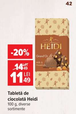 Tabletă de ciocolată Heidi