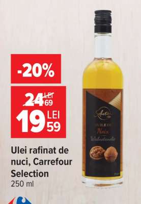 Ulei rafinat de nuci, Carrefour Selection