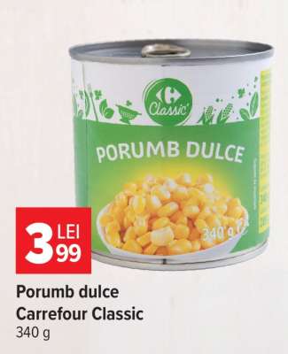 Porumb dulce Carrefour Classic