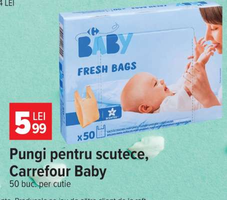 Pungi pentru scutece, Carrefour Baby