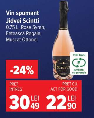 Vin spumant Jidvei Scintti