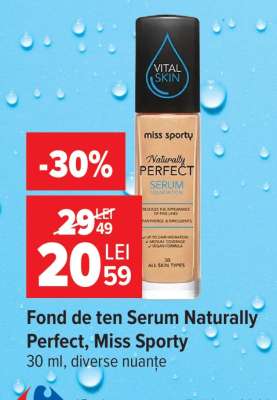 Fond de ten serum naturally perfect Miss Sporty
