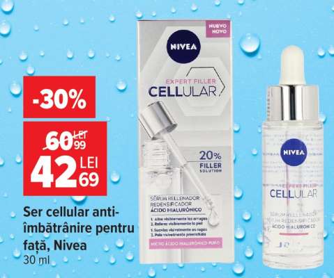 Ser cellular anti-îmbătrânire pentru față, Nivea