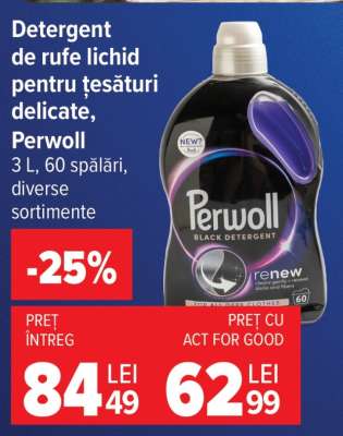 Detergent de rufe lichid pentru țesături delicate, Perwoll