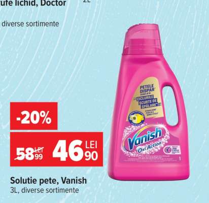 Soluție pete, Vanish