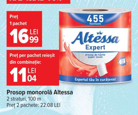 Prosop monorolă Altessa