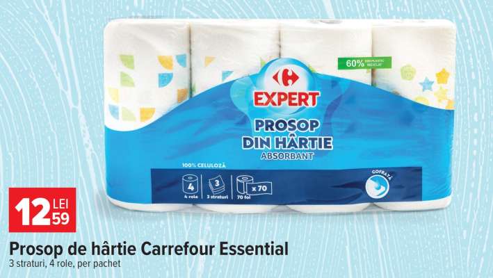 Prosop de hârtie, Carrefour Essential