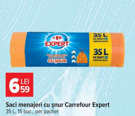 Saci menajeri cu șnur Carrefour Expert