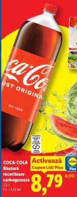 COCA-COLA Băutură răcoritoare carbogazoasă