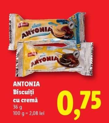 ANTONIA Biscuiți cu cremă