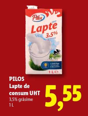 Pilos Lapte de consum UHT