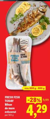 Fresh Fish Today Biban de mare eviscerat
