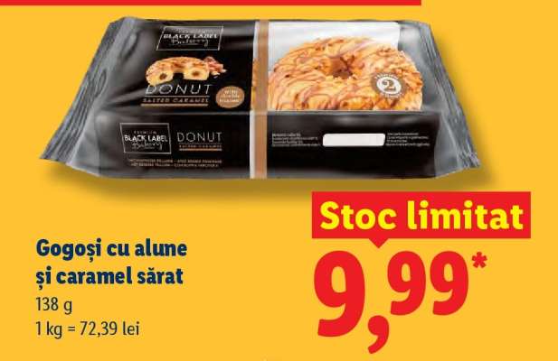Gogoși cu alune și caramel sărat