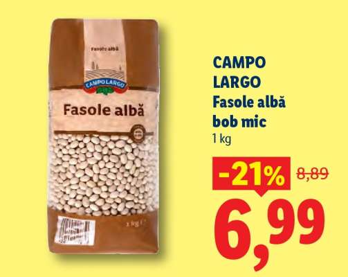 Campo Largo Fasole albă bob mic