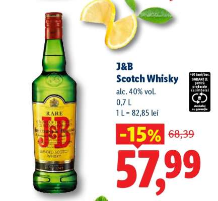J&B Scotch Whisky