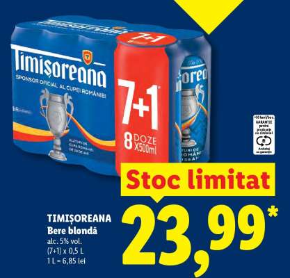 TIMIŞOREANA Bere blondă