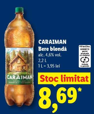 CARAIMAN Bere blondă