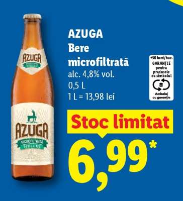 AZUGA Bere microfiltrată