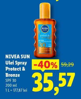 NIVEA SUN Ulei Spray Protect & Bronze