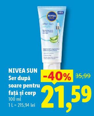 NIVEA SUN Ser după soare pentru față și corp