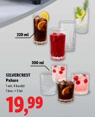 SILVERCREST Pahare