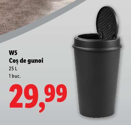 W5 Coș de gunoi
