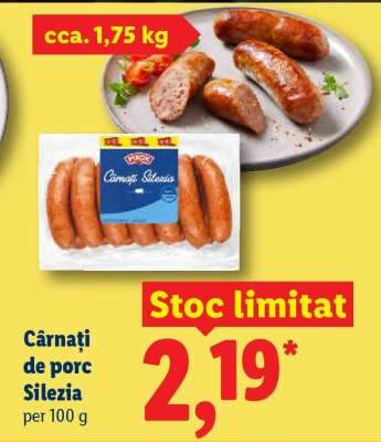 Cârnați de porc Silezia