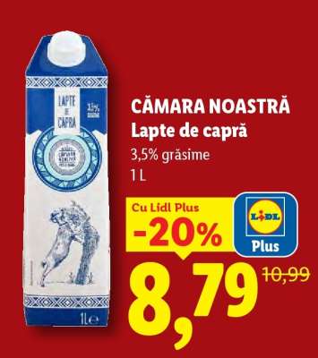 CÂMARA NOASTRĂ Lapte de capră