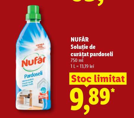 NUFĂR Soluție de curățat pardoseli