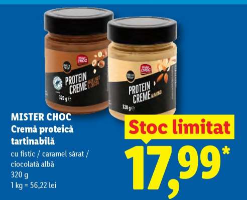 Mister Choc Cremă proteică tartinabilă