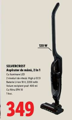 SILVERCREST Aspirator de mână, 2 în 1