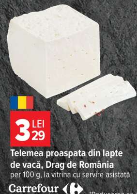 Telemea proaspătă din lapte de vacă Drag de România