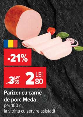 Parizer cu carne de porc Meda