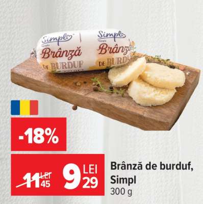 Brânză de burduf, Simpl