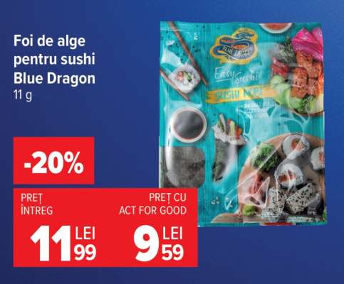 Foi de alge pentru sushi, Blue Dragon