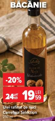 Ulei rafinat de nuci, Carrefour Selection