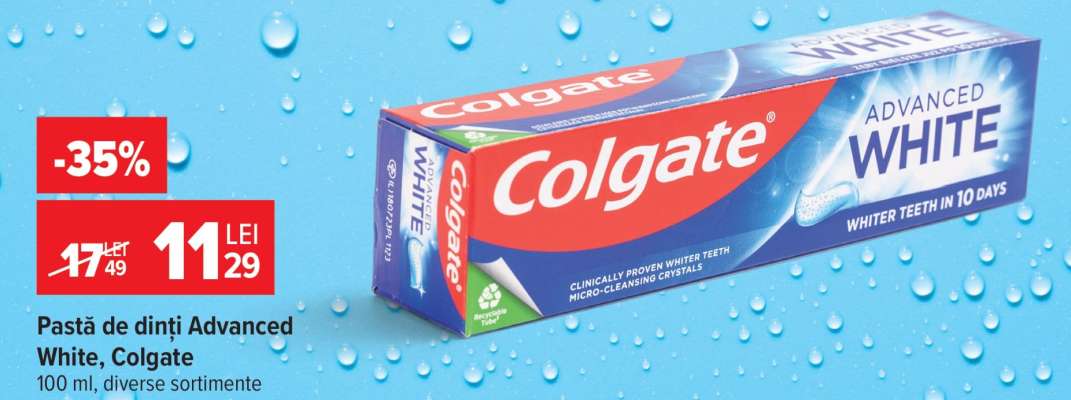Pastă de dinți Advanced White, Colgate