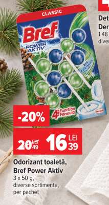 Odorizant toaletă, Bref Power Aktiv