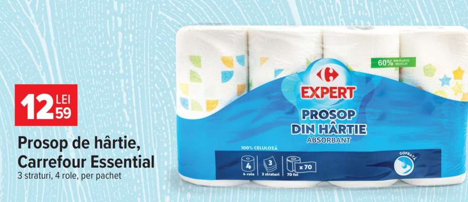 Prosop de hârtie, Carrefour Essential