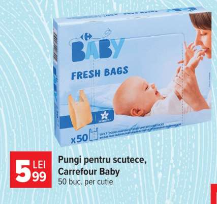 Pungi pentru scutece, Carrefour Baby