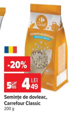 Semințe de dovleac, Carrefour Classic