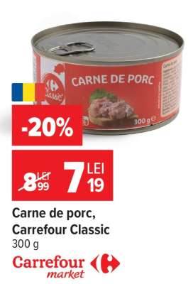 Carne de porc, Carrefour Classic