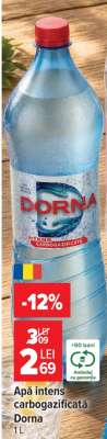 Apă intens carbogazificată Dorna