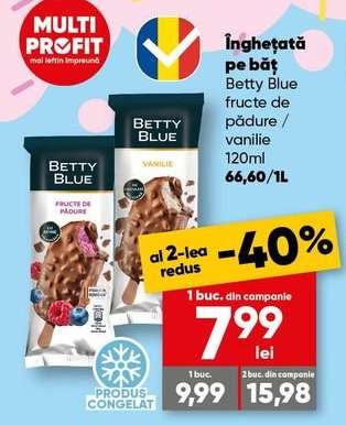 Înghețată pe băț Betty Blue