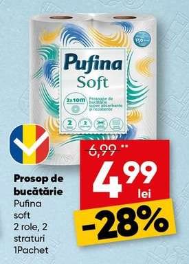 Prosop de bucătărie Pufina Soft