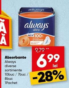 Absorbante Always