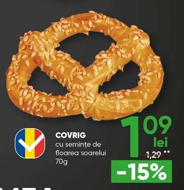 COVRIG cu semințe de floarea soarelui